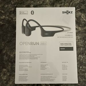 Shokz OpenRun Mini Bone Conduction Open ear endurance Headphones